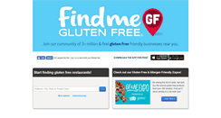 Desktop Screenshot of findmeglutenfree.com