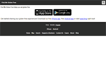 Tablet Screenshot of findmeglutenfree.com